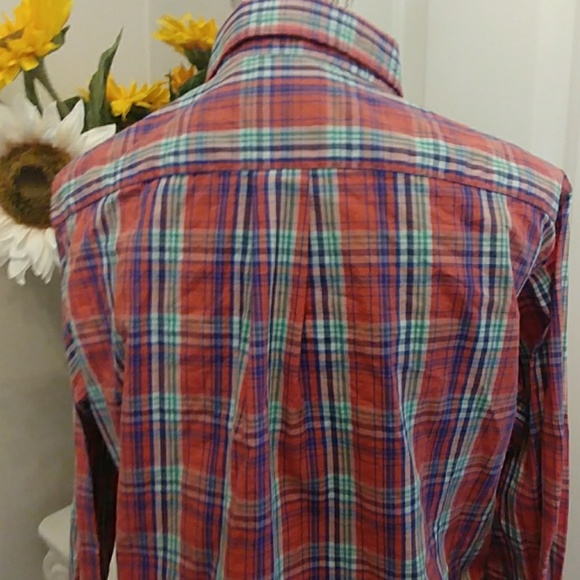 Class Club Plaid Button Down Shirt- Size 20 - Picture 7 of 8